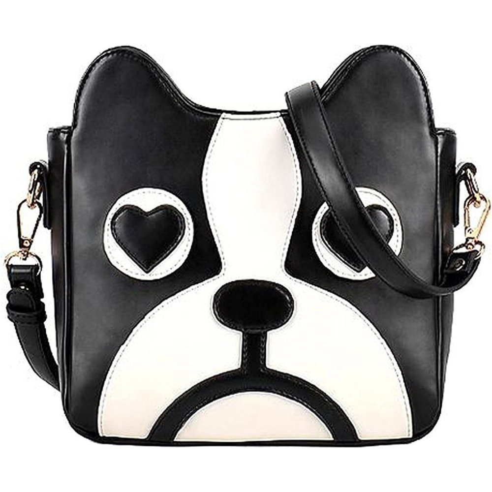 COPY - BOSTON TERRIER NOVELTY PUPPY DOG CUTE HANDBAG CROSSBODY BAG